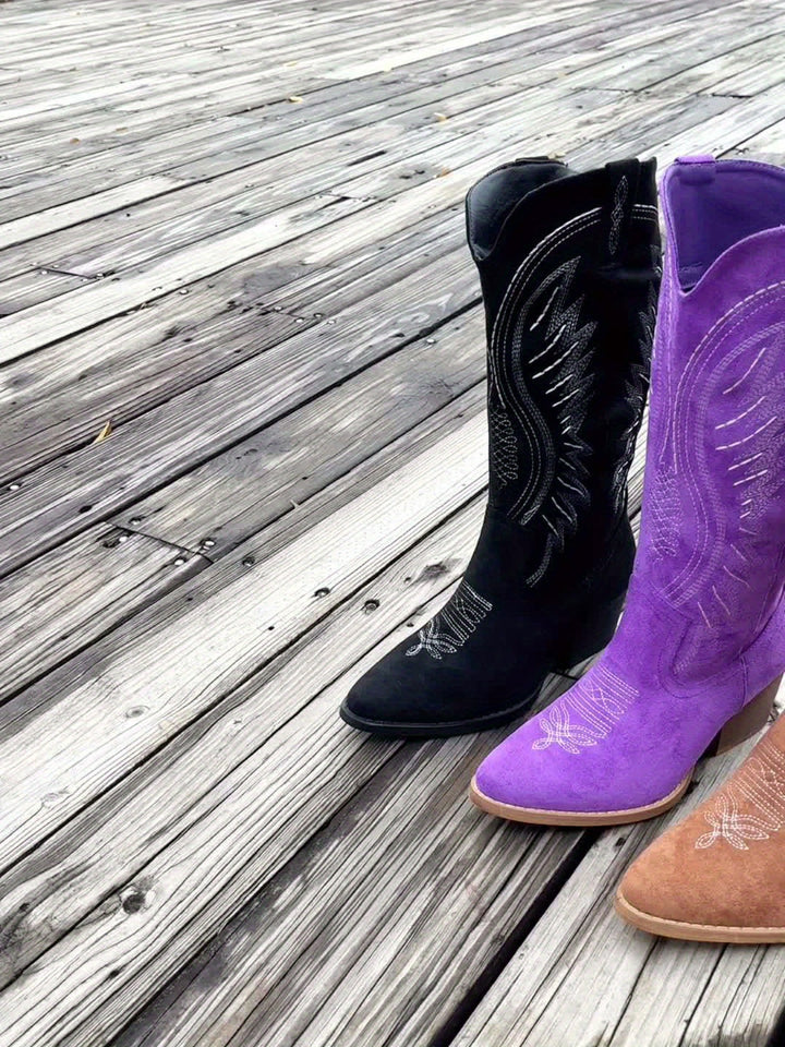 Sofia | Midnight Suede Boots