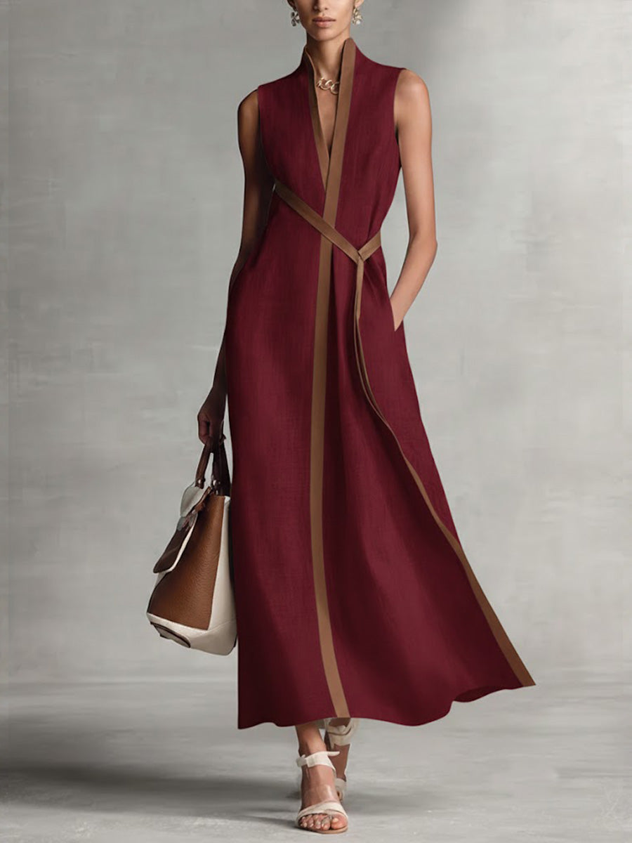 Rheanna™ | Linen Premium Maxi Dress