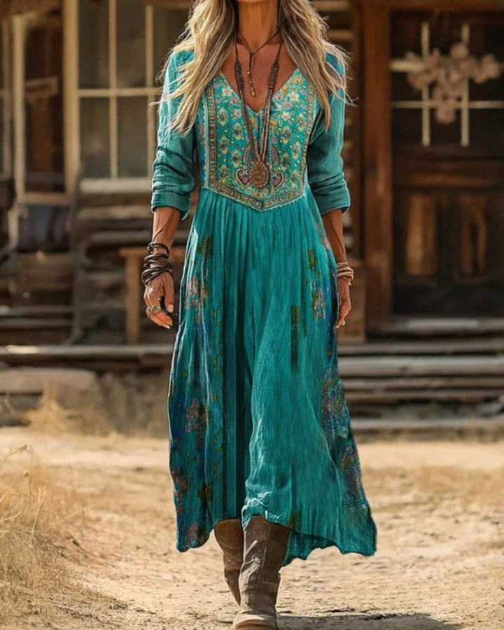 Cleo | Long Sleeve Vintage Dress