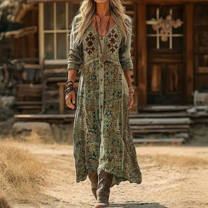 Cleo | Long Sleeve Vintage Dress