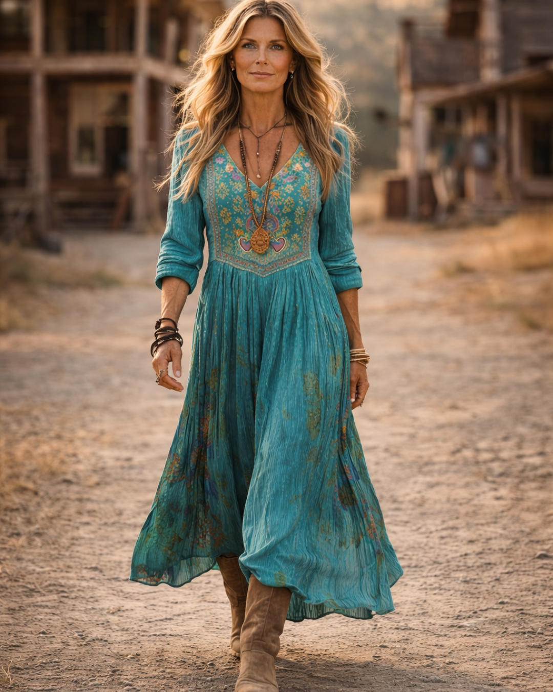 Cleo | Long Sleeve Vintage Dress