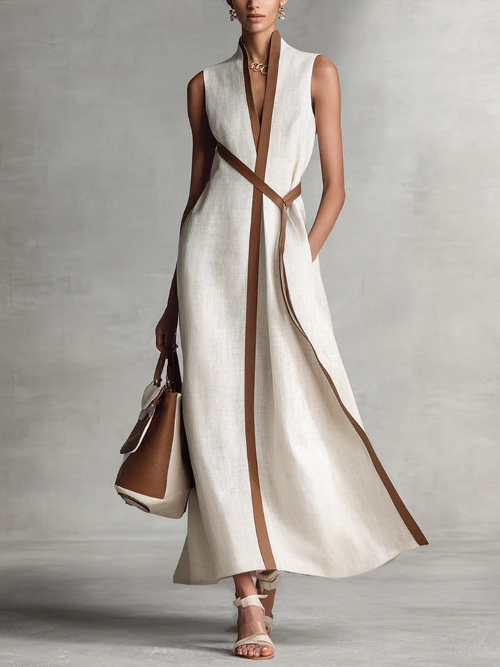 Rheanna™ | Linen Premium Maxi Dress