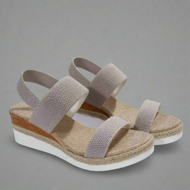 BLACK PLATFORM SANDALS
