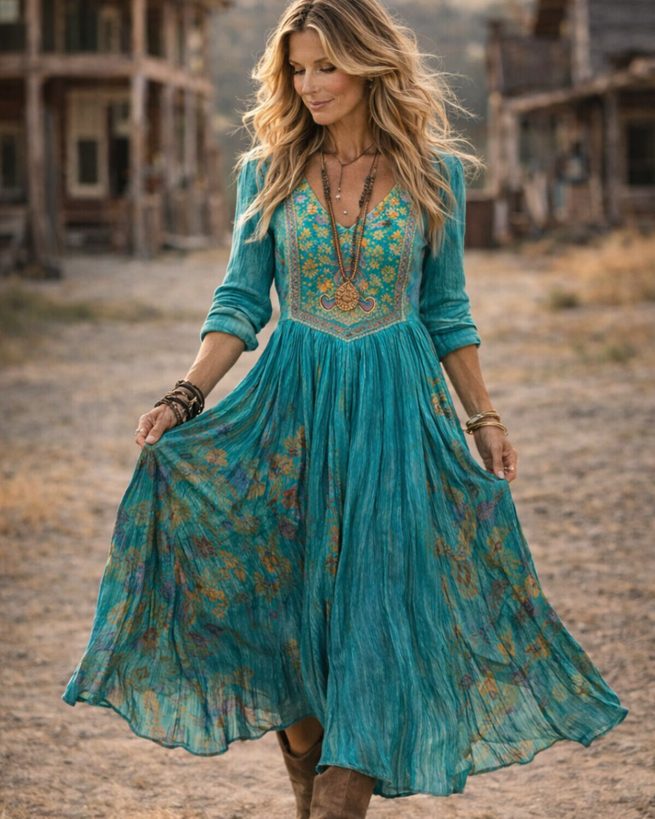 Cleo | Long Sleeve Vintage Dress