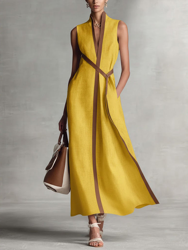 Rheanna™ | Linen Premium Maxi Dress