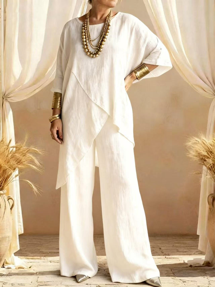 Jacqueline™ | Effortless Linen-Cotton Two-Piece Set