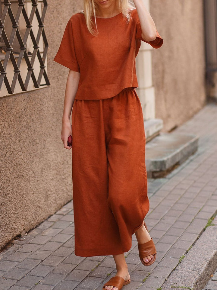 Sharon™ | Relaxed Linen Two-Piece Set
