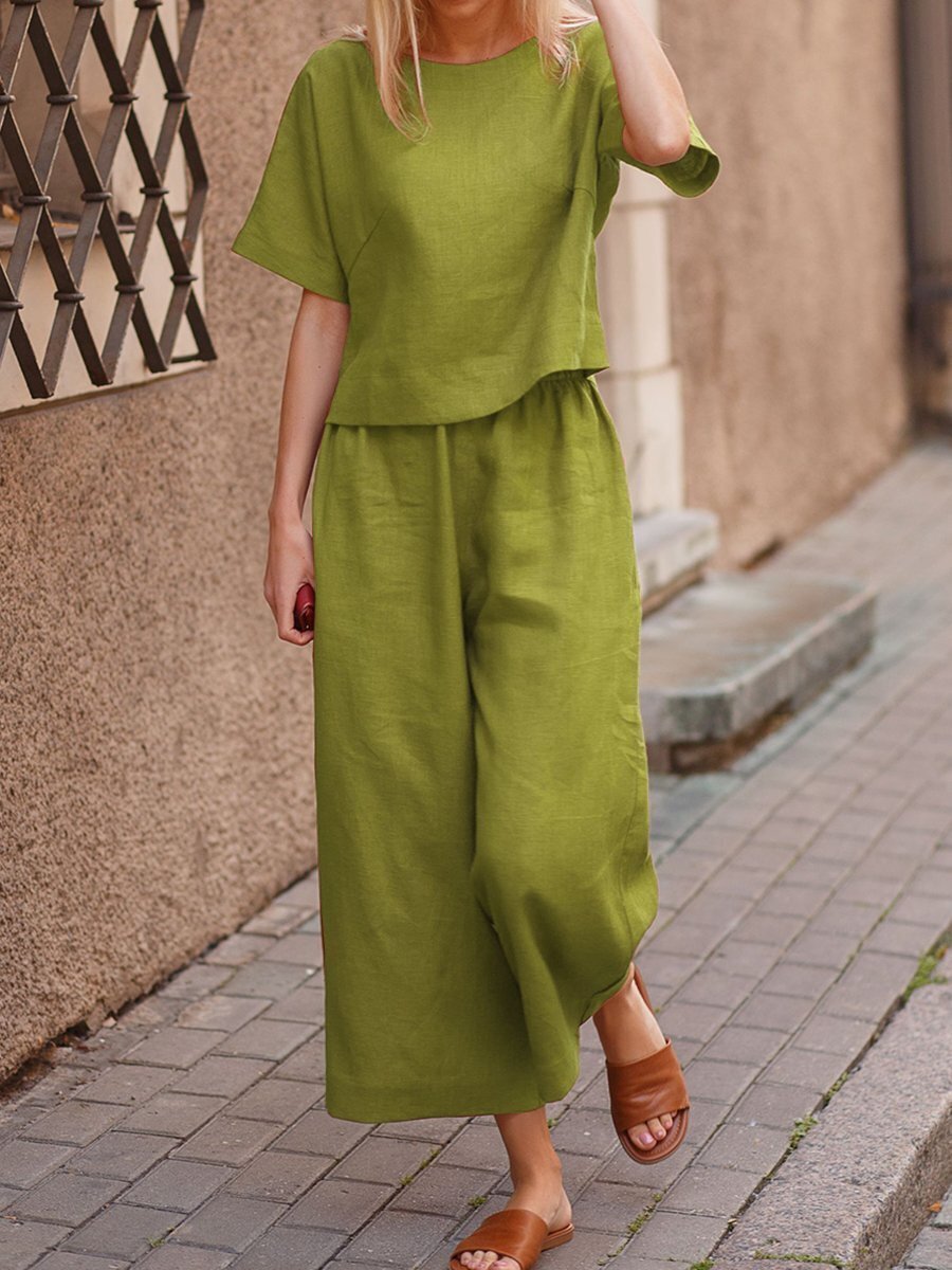 Sharon™ | Relaxed Linen Two-Piece Set