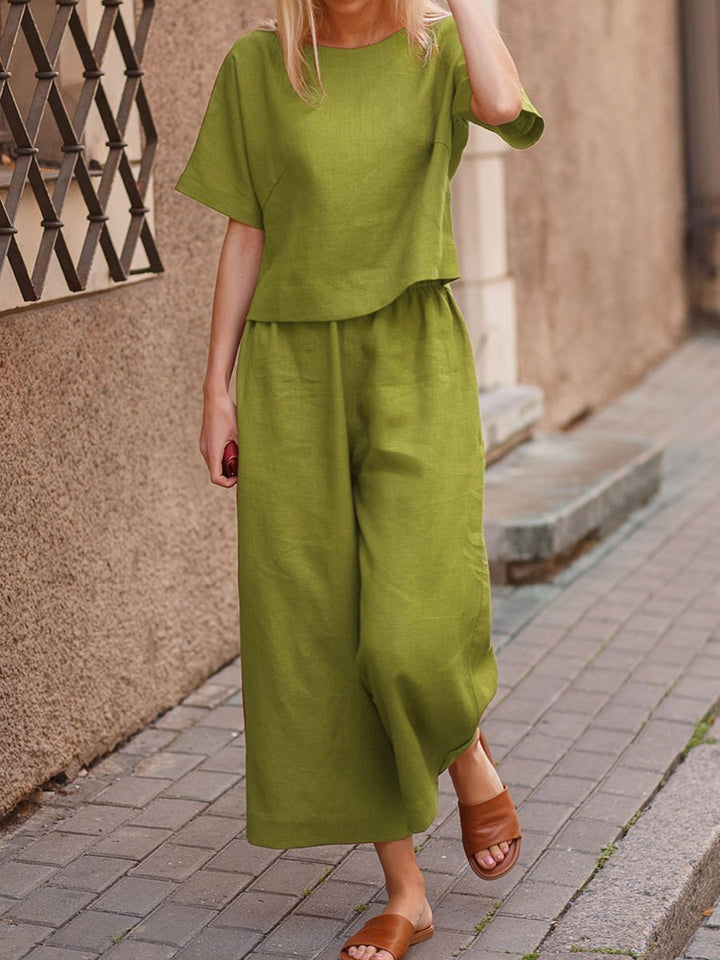 Sharon™ | Relaxed Linen Two-Piece Set