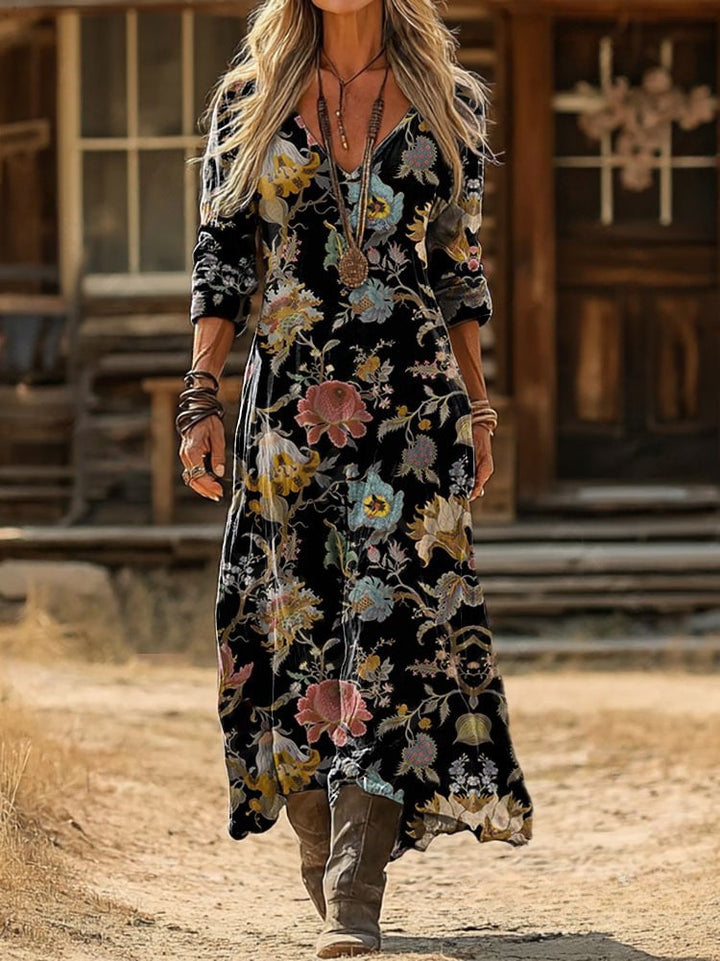 Cleo | Long Sleeve Vintage Dress