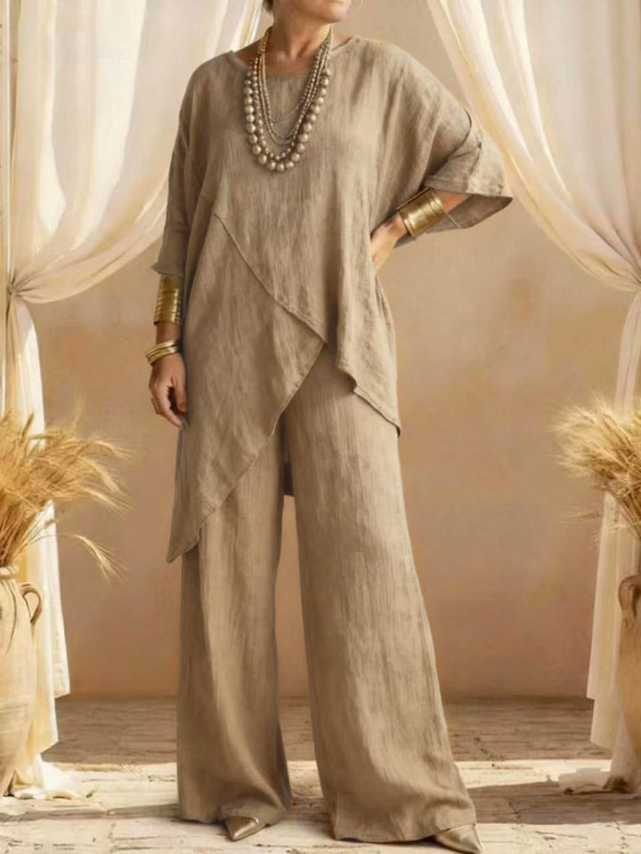 Jacqueline™ | Effortless Linen-Cotton Two-Piece Set