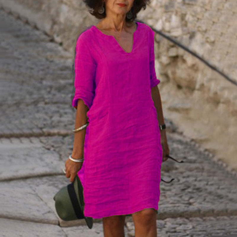 Diane™ | Relaxed Linen Everyday Dress