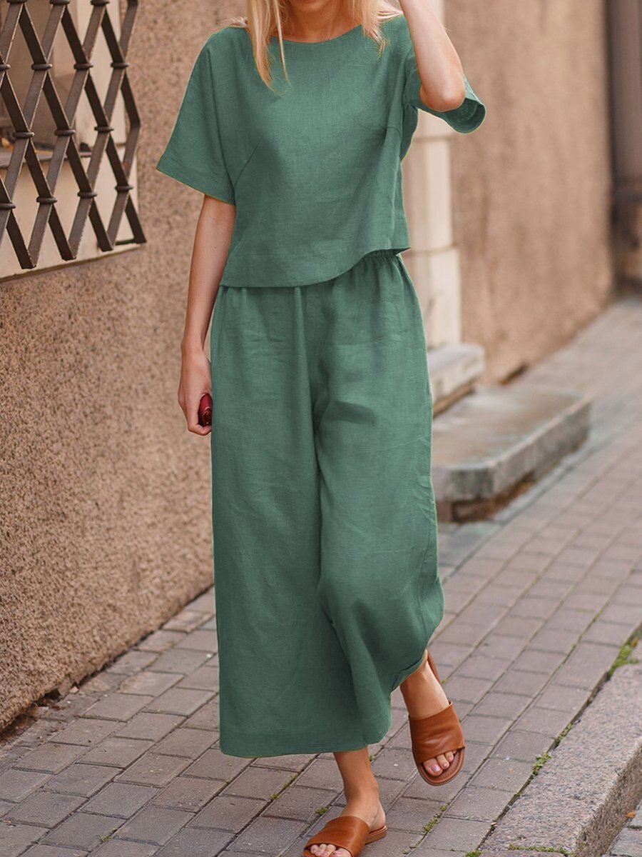 Sharon™ | Relaxed Linen Two-Piece Set
