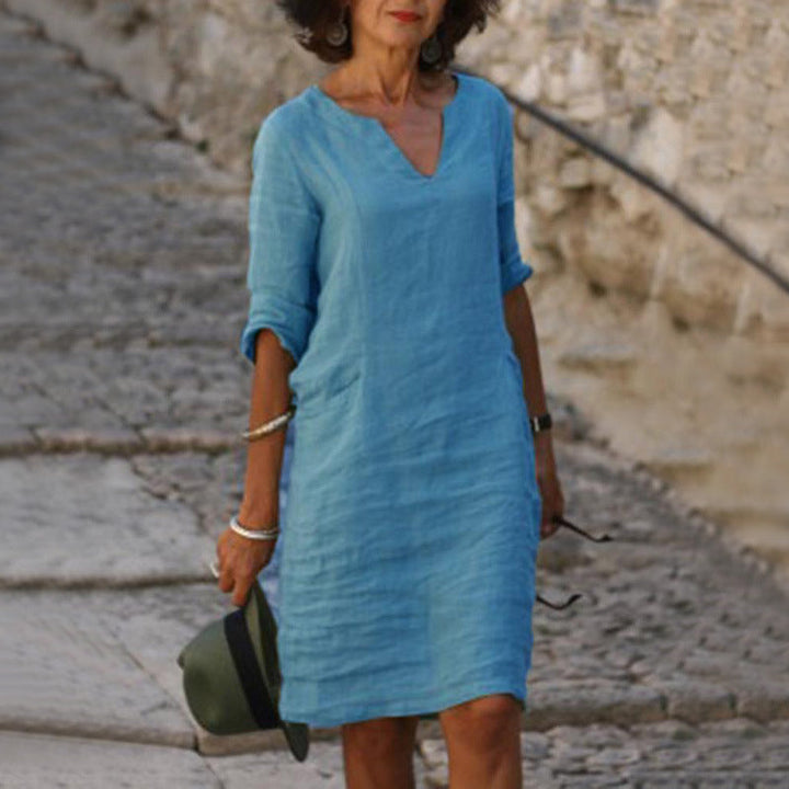 Diane™ | Relaxed Linen Everyday Dress