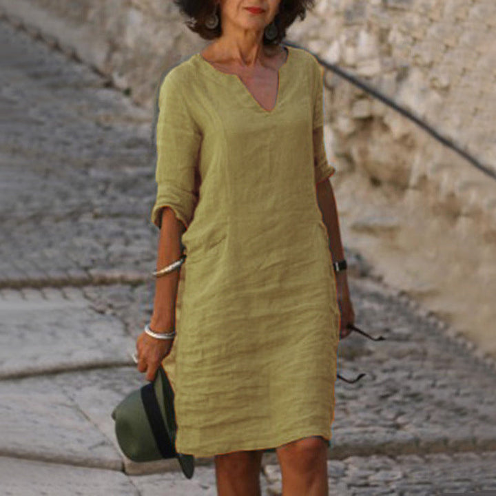 Diane™ | Relaxed Linen Everyday Dress