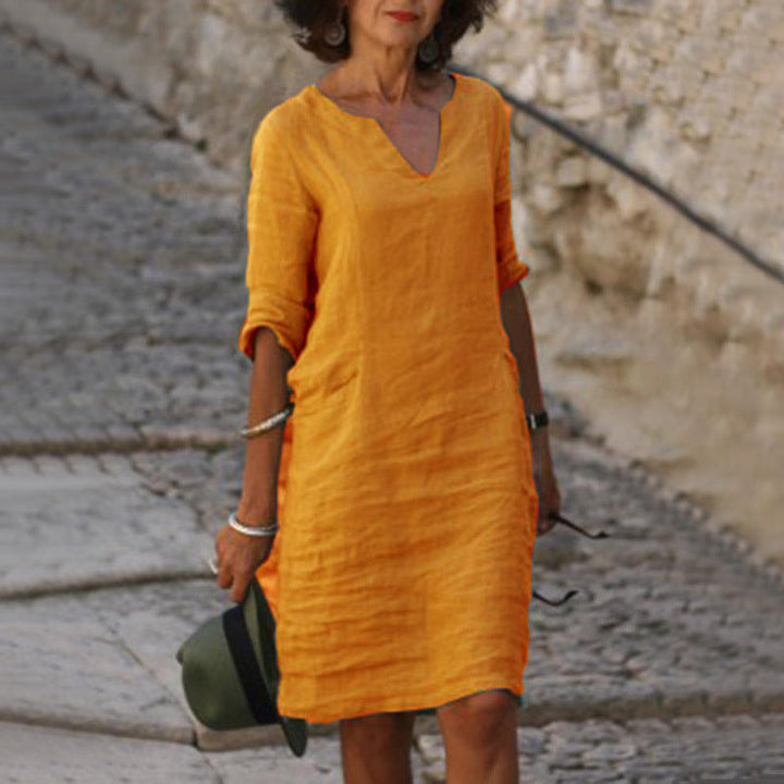 Diane™ | Relaxed Linen Everyday Dress