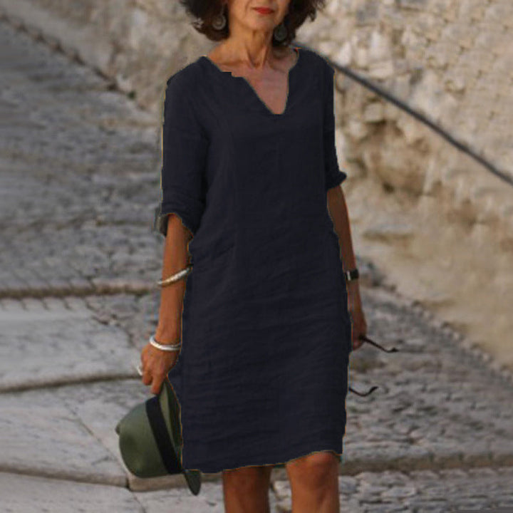 Diane™ | Relaxed Linen Everyday Dress