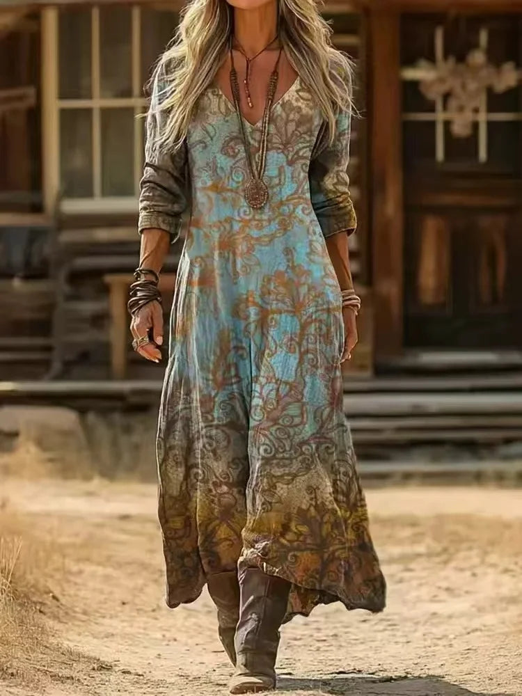 Cleo | Long Sleeve Vintage Dress