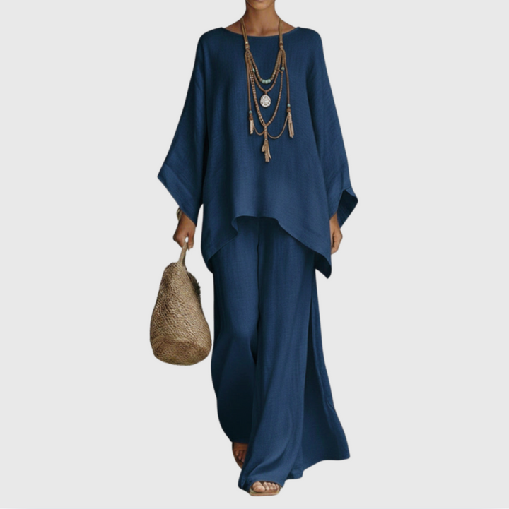 Celine | Elegant Linen Two-Piece Set