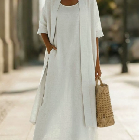 Bella™ | Effortless Linen-Cotton Two-Piece Set