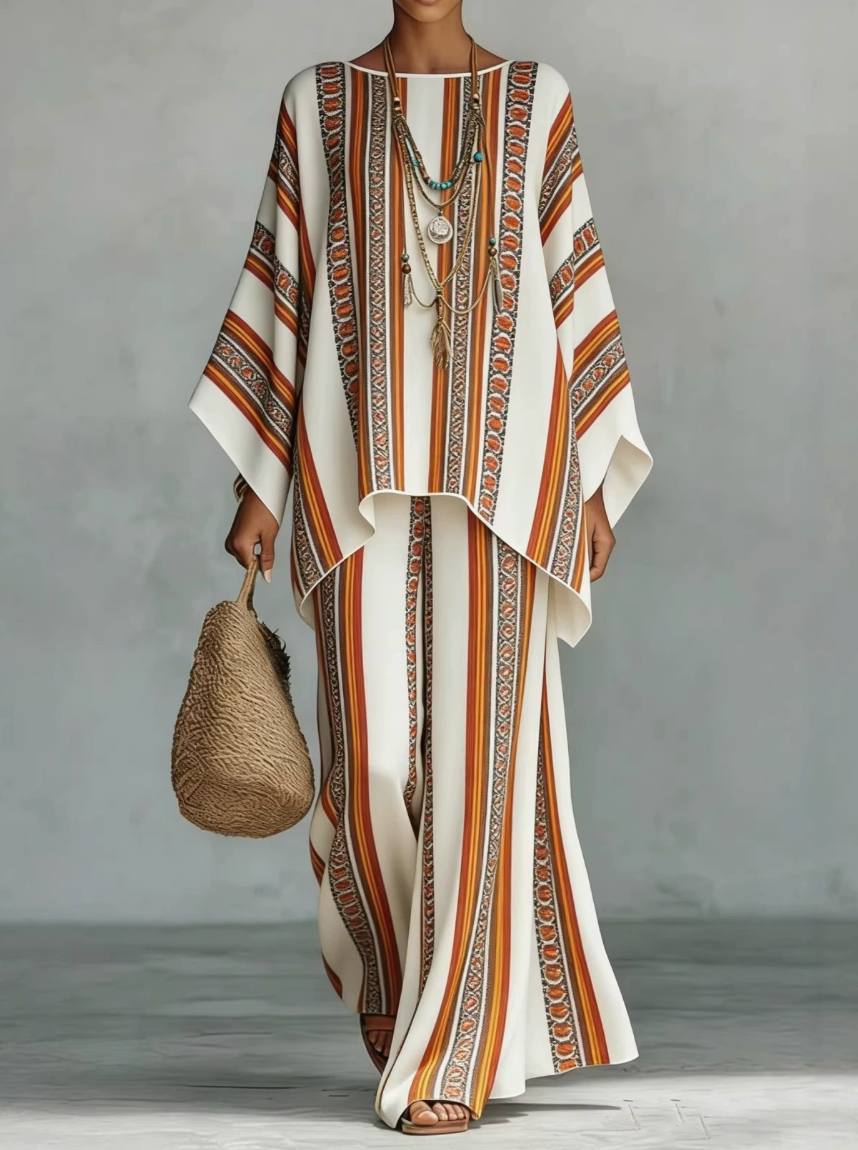Célina™ | Elegant Linen Two-Piece Set