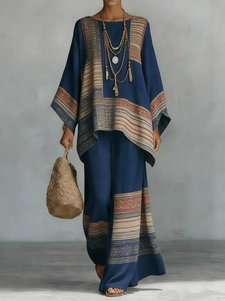 Célina™ | Elegant Linen Two-Piece Set