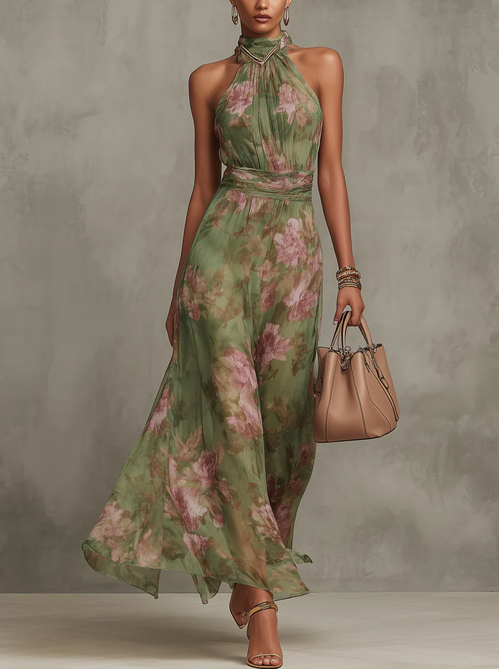 Sara | Elegant Floral Dress