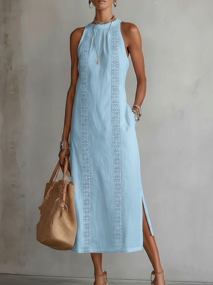 Diana™ | Cozy Linen Midi Dress