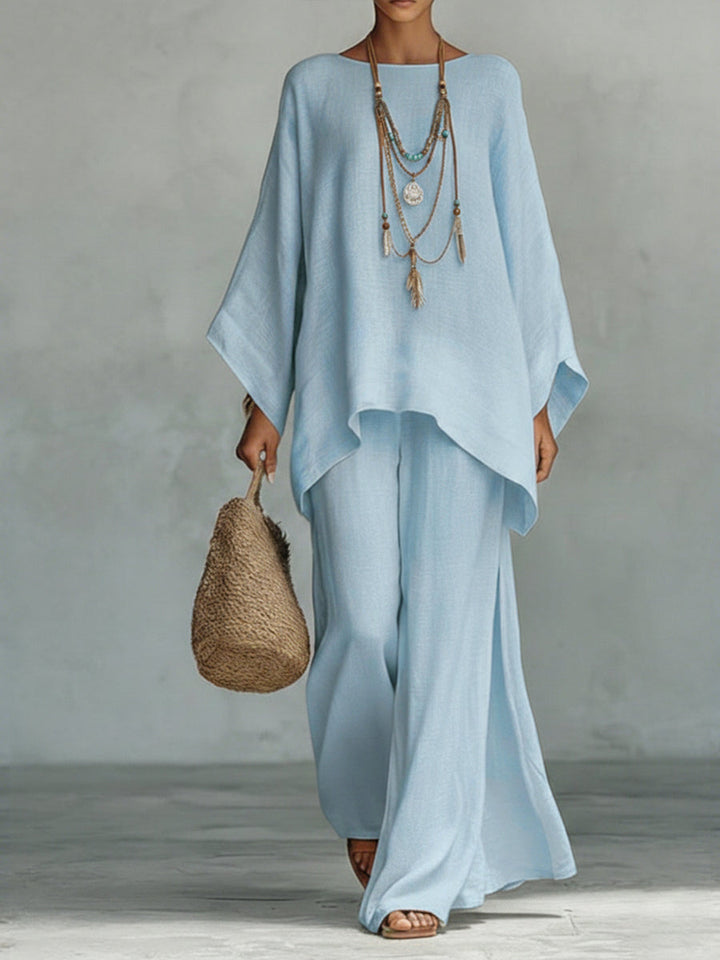 Celine | Elegant Linen Two-Piece Set