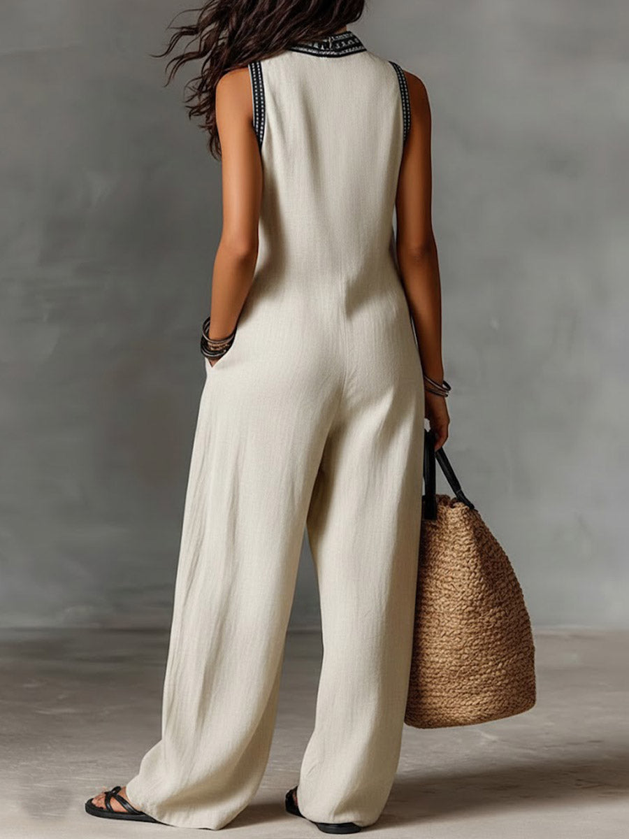 Sophie™ | Effortless Linen Jumpsuit