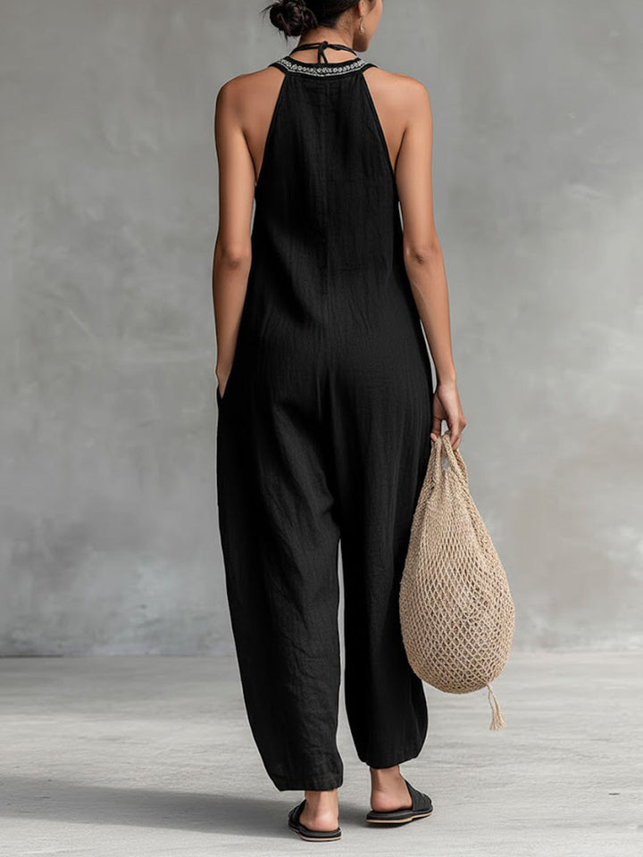 Denise™ | Relaxed Linen Jumpsuit