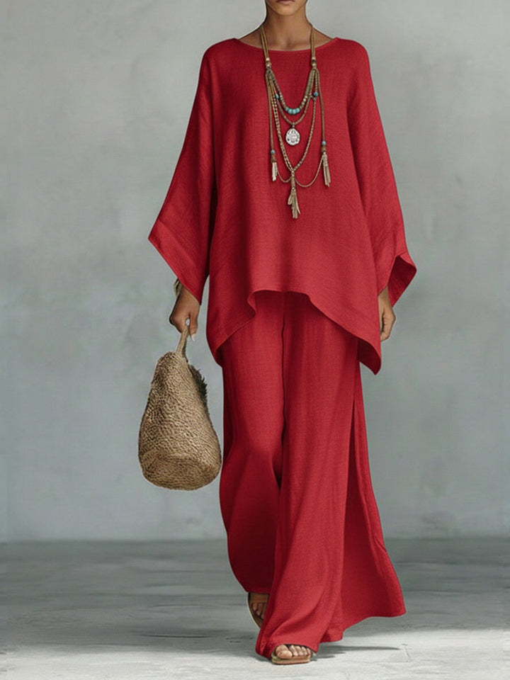 Celine | Elegant Linen Two-Piece Set
