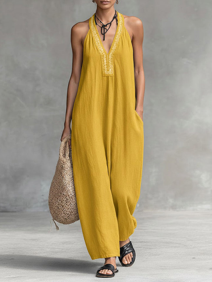 Denise™ | Relaxed Linen Jumpsuit