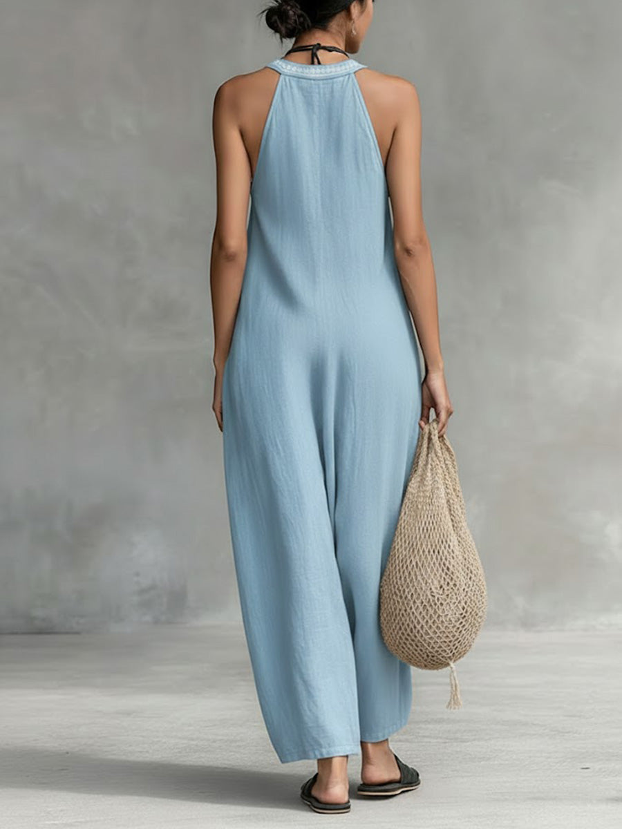 Denise™ | Relaxed Linen Jumpsuit